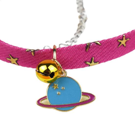 Puppy Collar Metal Buckle Bell Pendant Adjustable Small Dog Collar Pet Chain