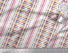 Soimoi Rosa Japan Krepp Satin Stoff Pannahazar Jamdani Druck Stoff pro Meter 42 Zoll