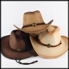 White Fang CZ193 Western Cowboy Stylish and Cool Men's (Khaki) Hat, Fedora,