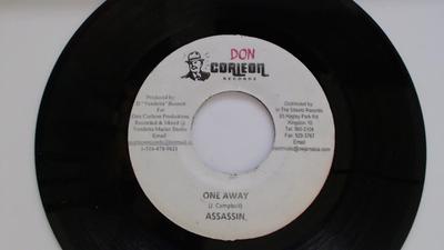 7inch Record ASSASSIN / WASP - One Away / A No Man NONE Don Corleon Rec Jamaica Reggae, Ska & Dub Used