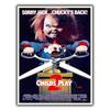 JOACĂ DE COPII Chucky SEMN METALIC PLACĂ DE PERETE Film Movie Publicitate poster art printAluminiu