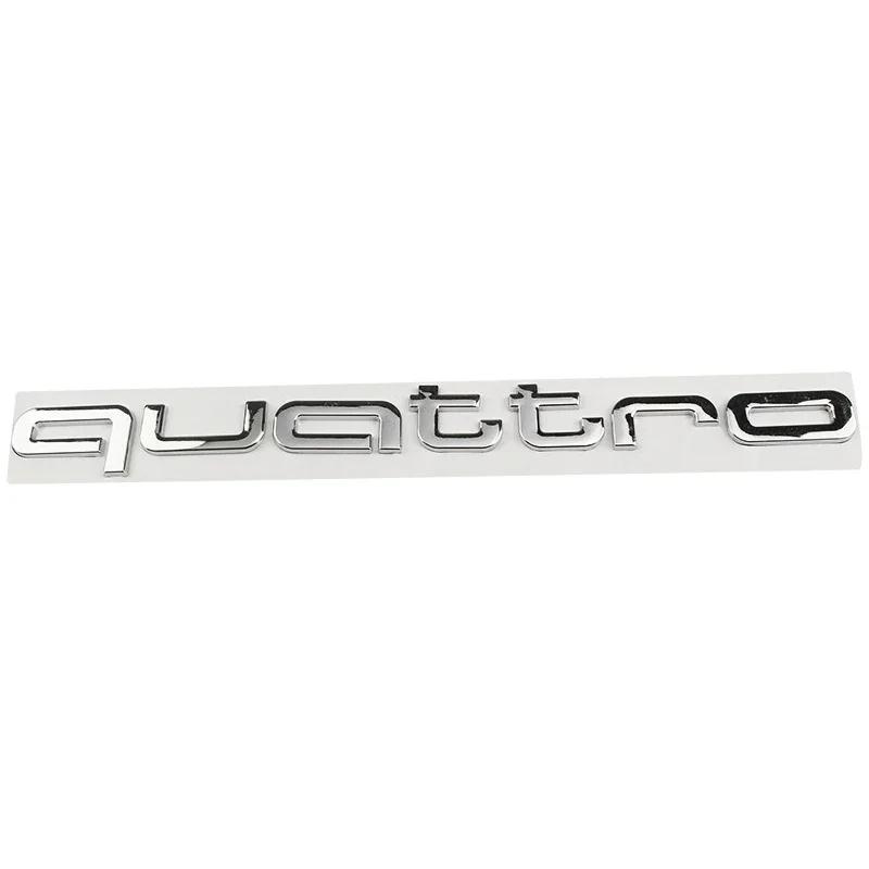Car Rear Trunk Badge Sticker For f2 Quatrro Q5 Q3 Q2 S3 S5 S6 RS3 RS4 RS5 B6 B5 B2 B7 TT TTS Badge Emblems Auto Accessories