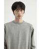 WHOLOVESART Washable Semi-Crop Knit Pullover Melange Gray