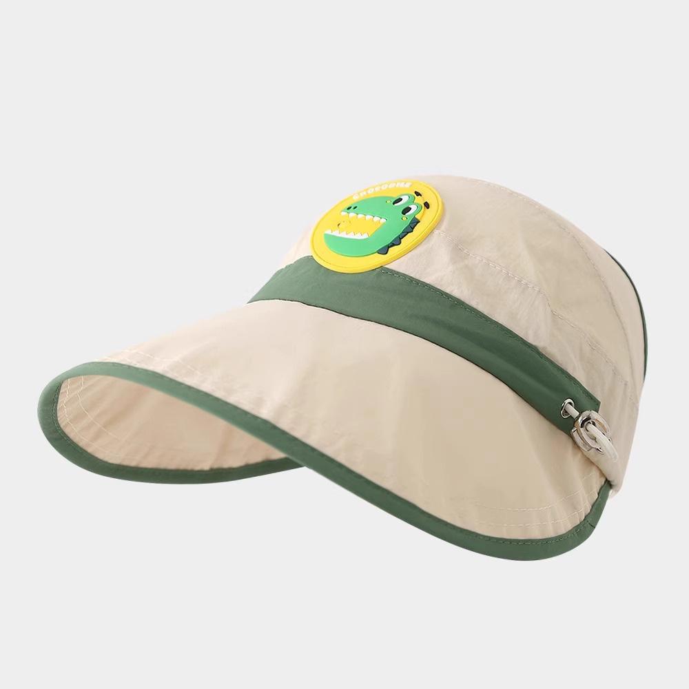 Kids' Sun Protection Hat Summer Quick-dry Anti-UV Open-Top Visor Lightweight Large Brim Toddlers Outdoor Clothes Accessories