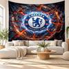Ταπετσαρία Τοίχου Chelsea FC, Κρεμαστό Τοίχου από Μαλακό Ύφασμα, Διακοσμητικό Φόντο Για Υπνοδωμάτιο Σπίτι Τέχνη Τοίχου