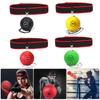 Box-Trainingsball Box-Geschwindigkeitsball Kinder Boxausrüstung mit verstellbarem Stirnband Kopfmontierter PU-Punchball für Boxen MMA