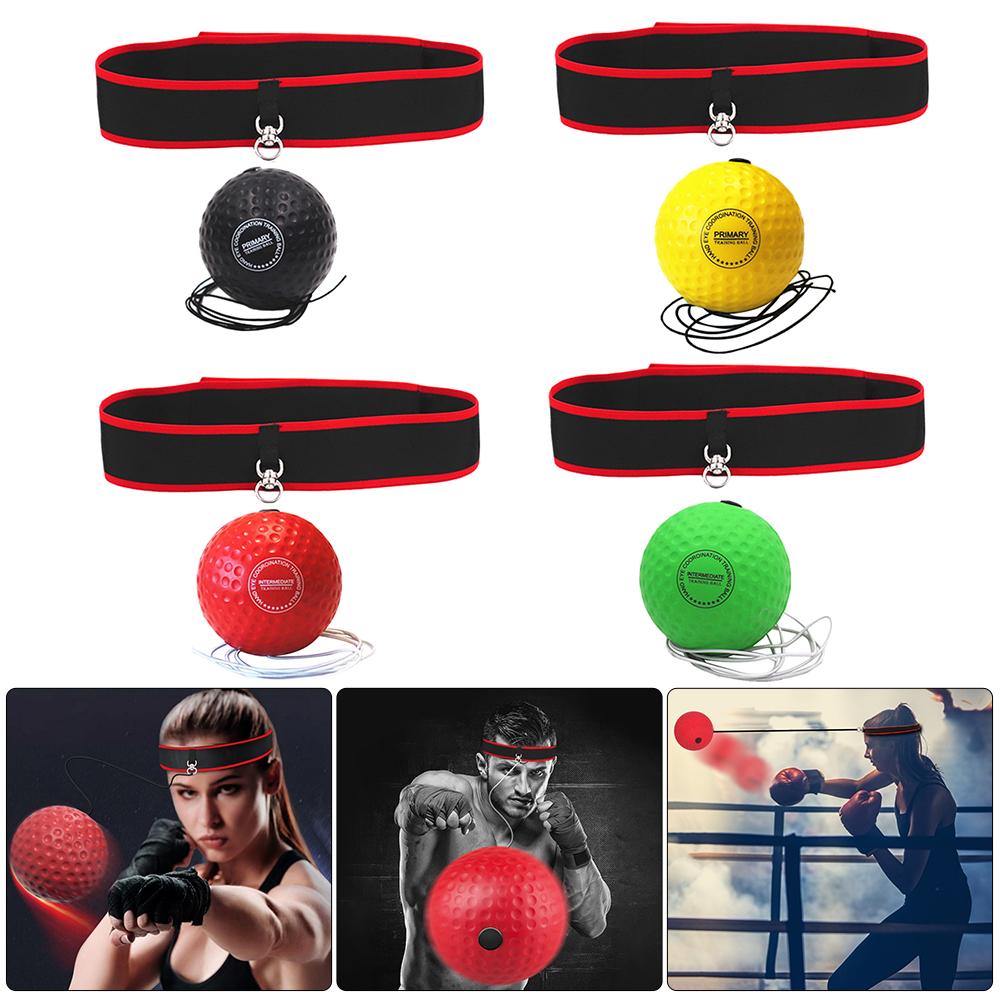 Boxing Speed Training Ball Boxing Workout Ball with Headband MMA Gear Improve Speed Boxing Ball Hand-Eye Coordination Training