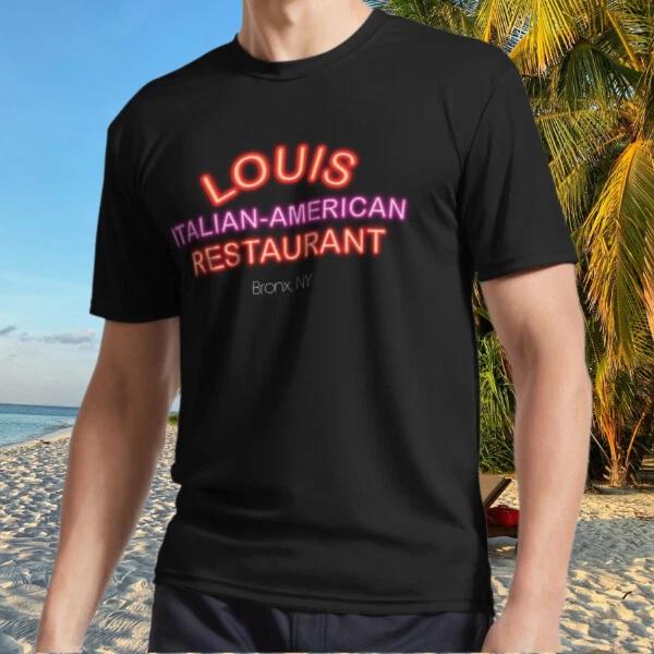 Louis Italian-American Restaurant Active T-Shirt Funny Size S to 5XL 2XL
