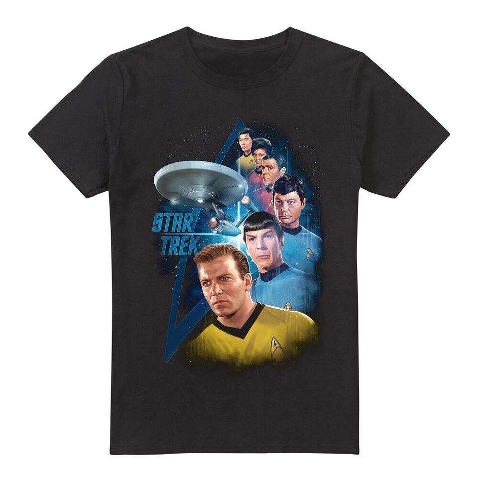 

Футболка Star Trek Among The Stars S-2XL, Черная 3XL