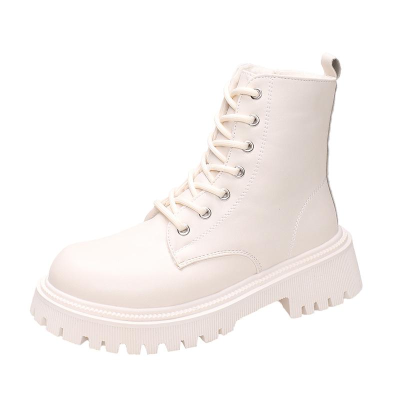 Fashion Women's New Autumn Winter Thick Sole with Plush Insulation Casual Fashionable Short Boots Comfortable Winter Cotton Boots