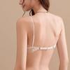 Women Summer Ultra Thin Pure Desire Sexy Gauze Lace Embroidery Beauty Back with Breast Without Trace Underwear