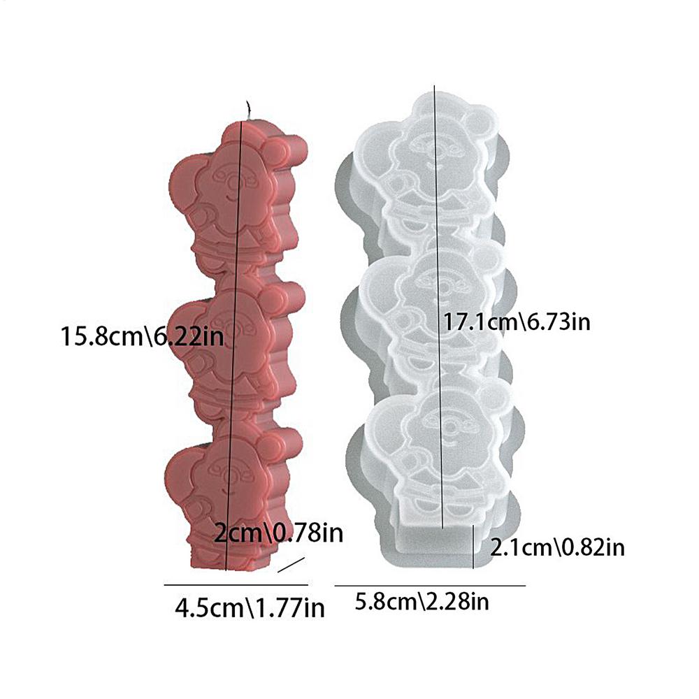 Christmas Molds for Resin Santa Tree Elk Holiday Silicone Molds Maker Crafting Tools for Wax Soap Making Plaster Clay Epoxy