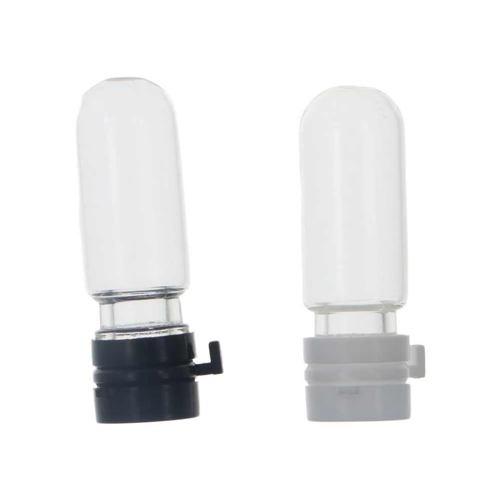 Sample Vial with Cap Powder Solid Storage Lotion Bottle Glass Test Tube Mini Refillable Bottle Round Bottom Bottle