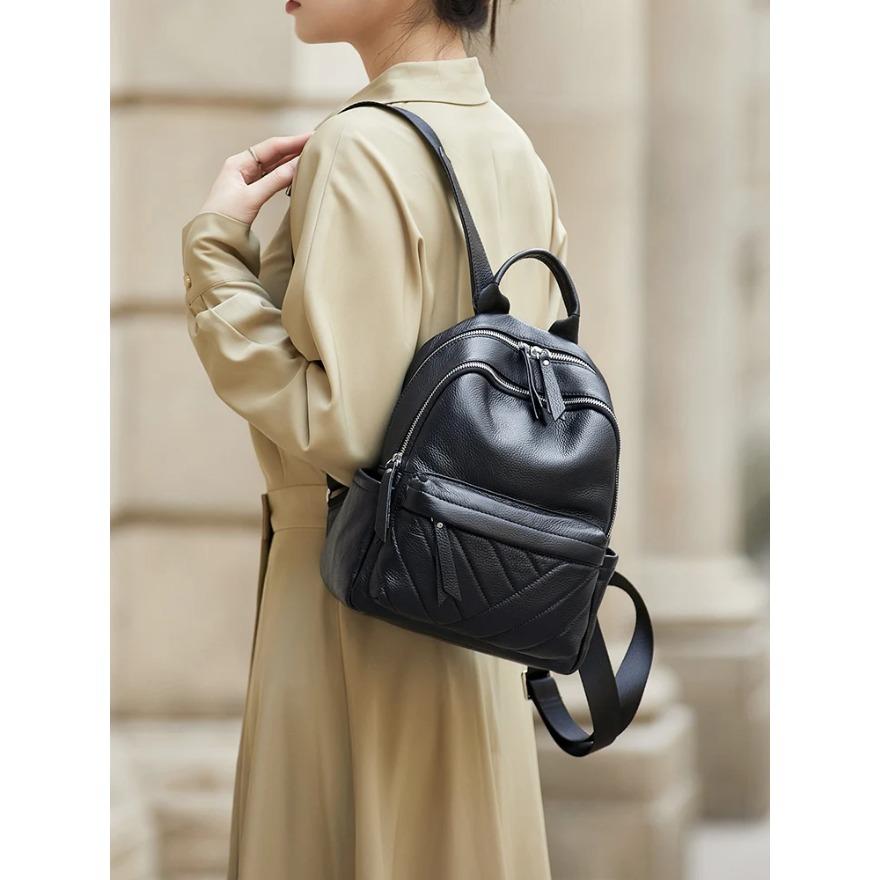 

Аутентичный кожаный рюкзак для женщин, большая дорожная сумка, деловая дизайнерская, новинка, ограниченная по размеру, необходимость