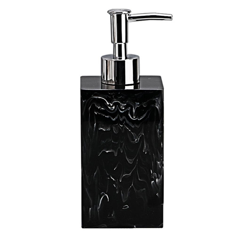 Soap Dispenser Bottle European Marble Pattern Liquid Pump Bottles Leakproof Travel Size