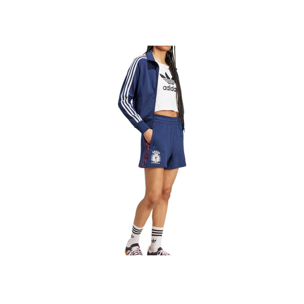Adidas Originals Loose Graphic Crest Shorts Women Shorts JW6065