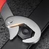 Adjustable Wrench Tool Universal Screw Plate Hand Multifunctional Large Opening Double Ended Wrench Adjustable Wrench Hardware