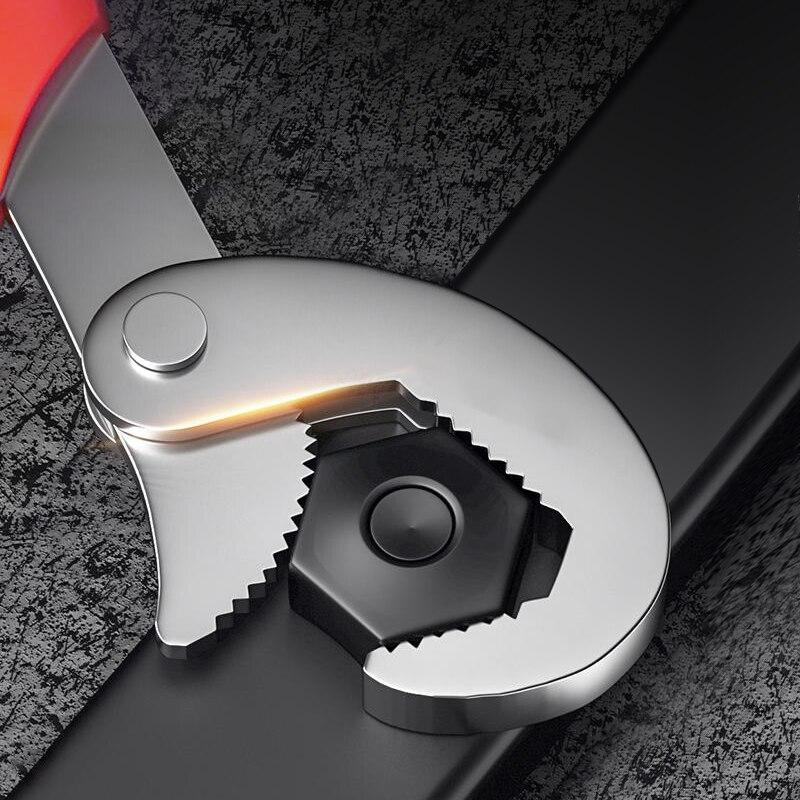 Adjustable Wrench Tool Universal Screw Plate Hand Multifunctional Large Opening Double Ended Wrench Adjustable Wrench Hardware