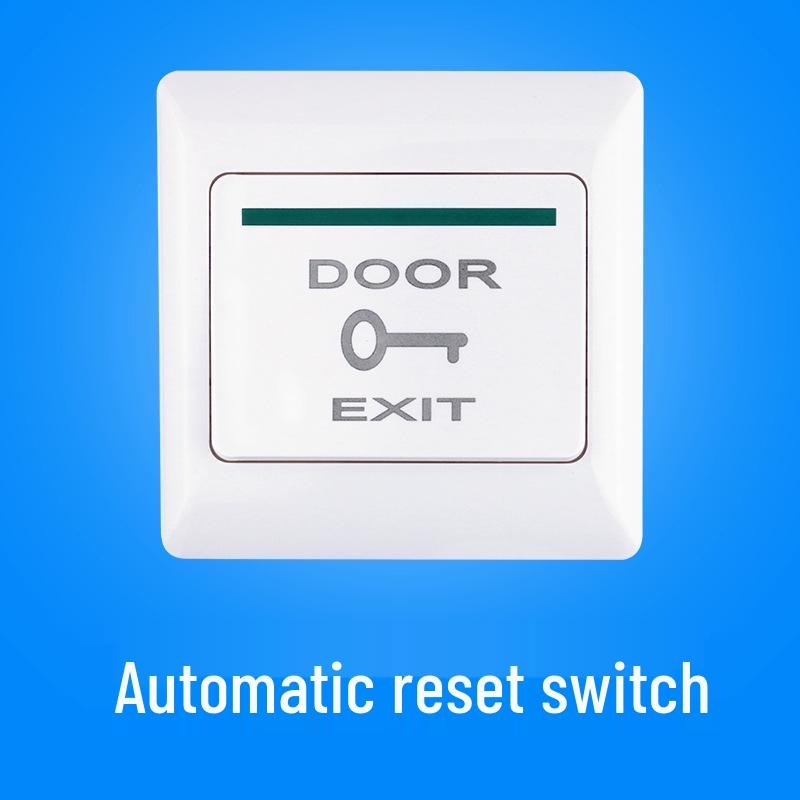 Edelstahl Zutrittskontrolle Ausgangstaster, Selbstrückstellend, Aufputz-/Unterputzmontage, Typ 86, Normally Open/Closed