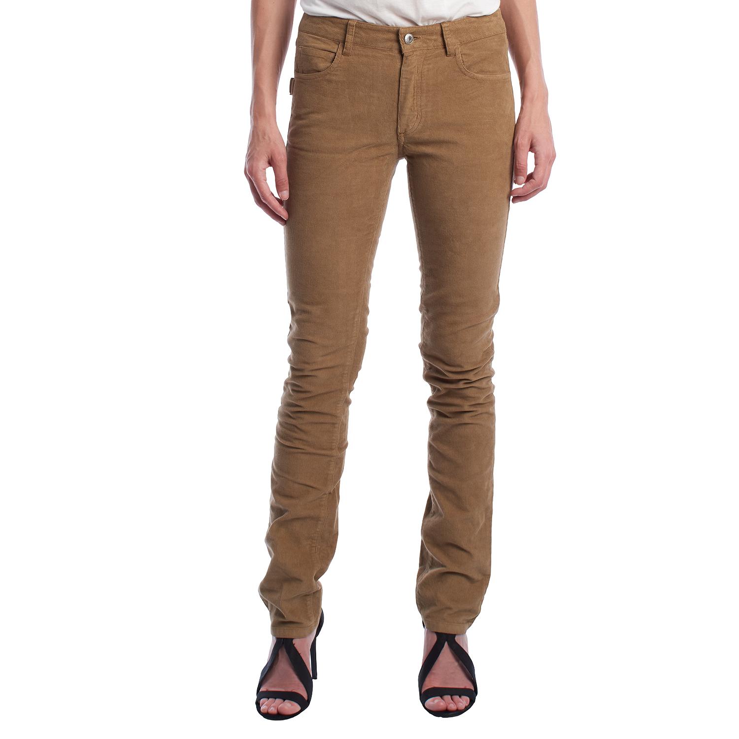 Pantalón de Pana Slim Fit WKCS0104F para Mujer 36-EU marrón