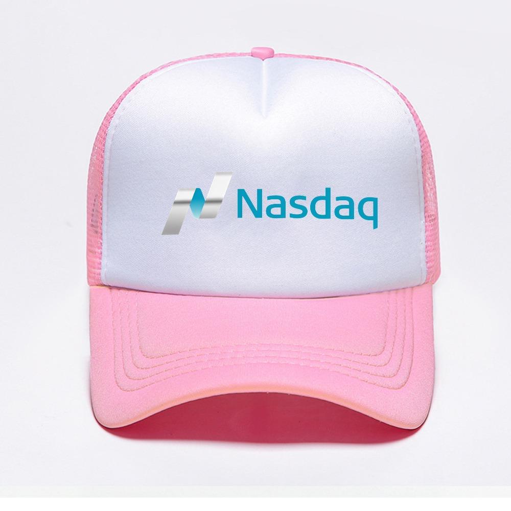 Nasdaq Print Baseball Cap Fashion Ourdoor Breathable Sun Snapback Hats Summer Casual Adjustable Sports Mesh Cool Trucker Hat