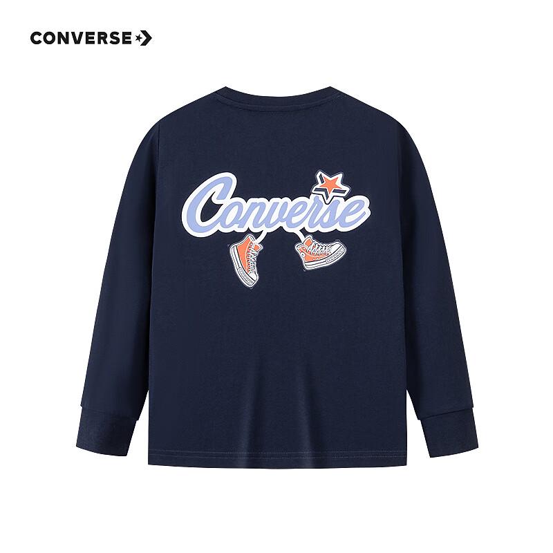 Converse Kids Pure Cotton Printed Long Sleeve T-Shirt