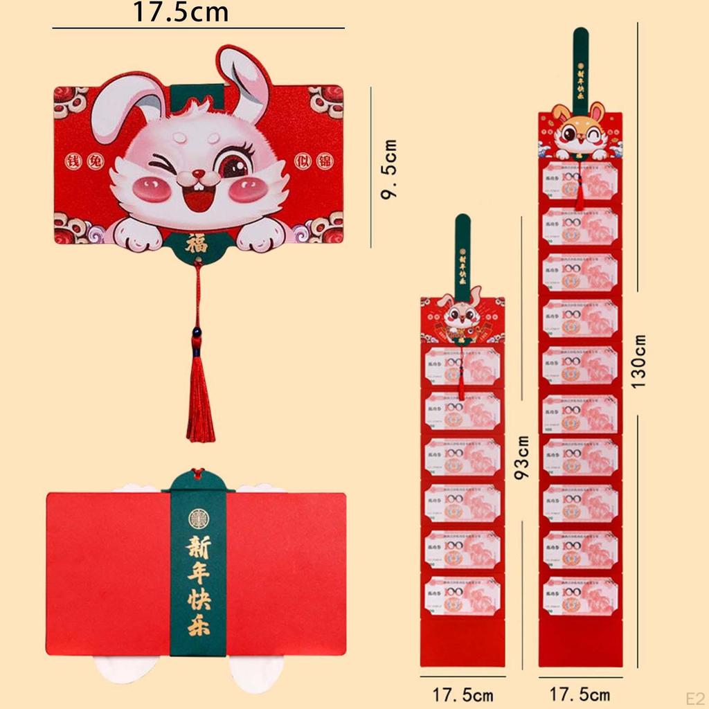 Roter Umschlag Cartoon Geldtasche Jahr Chinesisch für Geschäftsanlässe