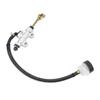 Motorcycle Rear Brake Pump Universal Rear Brake Master Cylinder with Reservoir for ATV Quad Dirt Bike