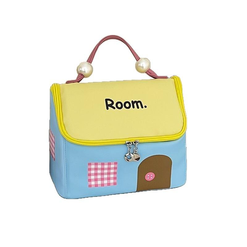 Dopamine House Women's Waterproof Travel Makeup Bag - Large Capacity, Portable Storage Handbag