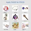 20pcs/10pairs Plastic Puppet Crystal Eyes 6mm-20mm Glitter Crystal Eyes  DIY Doll Accessories