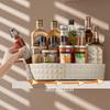1pcs Rotating Seasoning Rack Multifunctional Cosmetic Storage Box, Household Seasoning Storage Rack, Kitchen Storage Rack