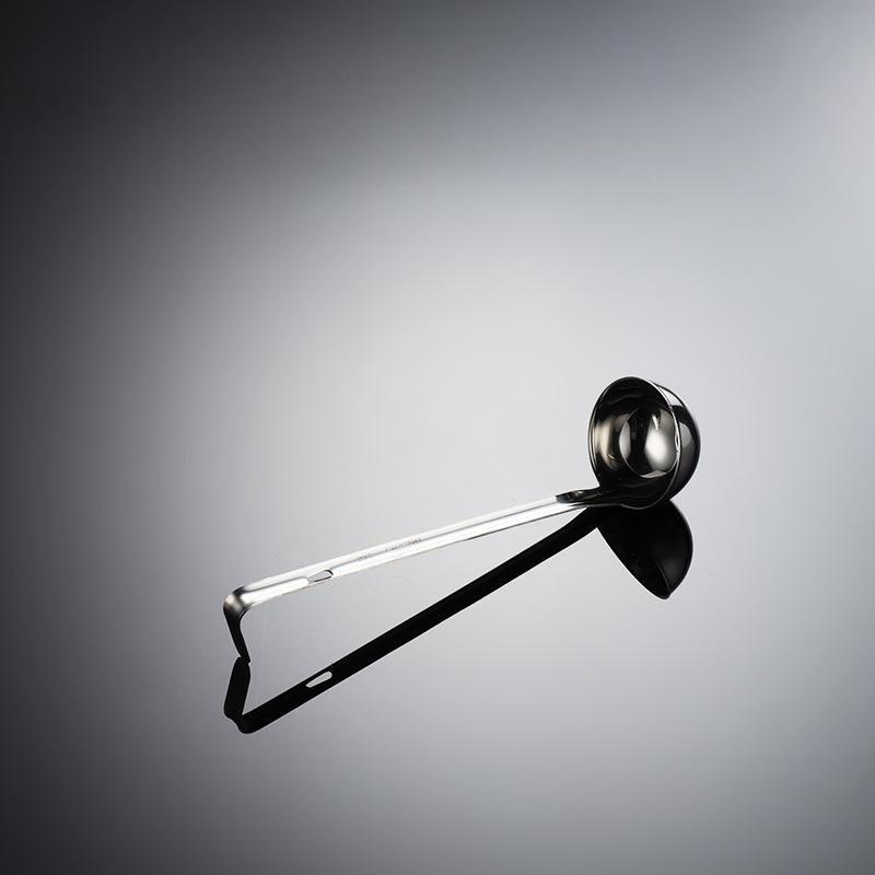 ZISIZ Stainless Steel 3 oz Measuring Scoop Set