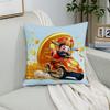 New Chinese Style God of Wealth Pillow for Living Room, Bedroom, Home Nap Cushion, Gift Pillow for Friends, Good Luck