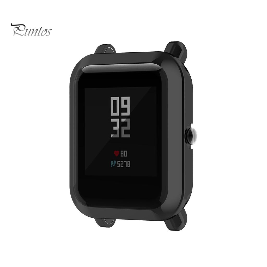 Puntos Anti-Scratch TPU Full Cover Smart Watch Case Protector für Amazfit Bip 1S/