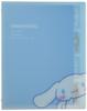 Tees Factory Sanrio Slim Cinnamo H275 X W220 X Blue 8-Ring Loose-Leaf Binder, Simple, D15mm, SR-5540539CR,