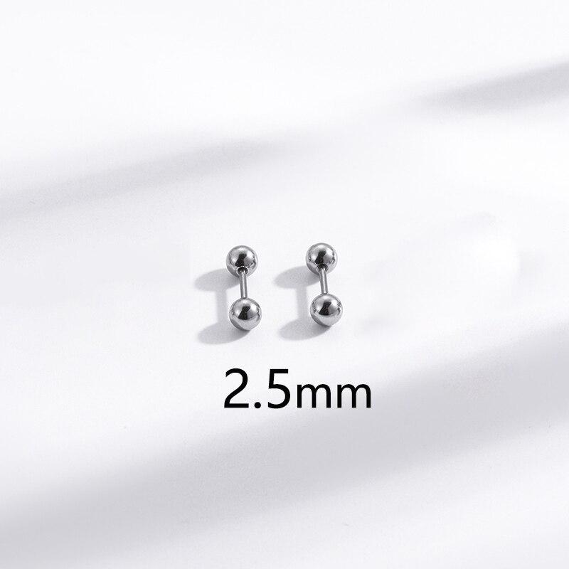 Nytt kirurgiskt stål Brosk Helix Öronpiercingar Tragus Ball Studs Skivstångsörhänge Mode Kroppssmycken