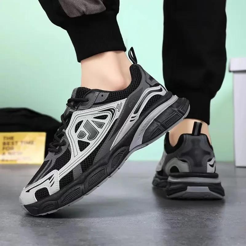 Sommer Pustende Mesh Fritidssko Herre Utendørs Myk Såle Komfort Løpesko Studenter Gåsko herre sneakers