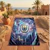 Toalla de Playa de Microfibra con Estampado del Manchester City Secado Rápido Absorbente Toalla Grande para Playa Natación Viajes