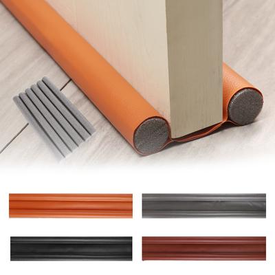 1PC Double Protector Doorstop Draught Excluder Stopper Door Seal Strip Waterproof Door Bottom Guard