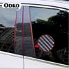6Pcs Car Door Window Pillar Posts Trim Molding Cover for BMW 1 Series E81/E82/E87/E88 Hatchback 2004-2012 Stickers Accessories