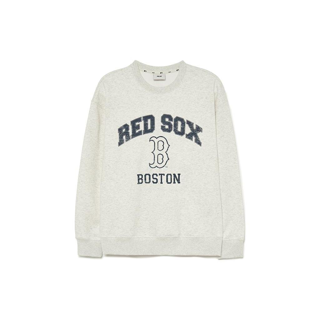MLB Sweatshirts Unisex Light Heather Gray Crew Neck Thickened Regular 3AMTV0436-43MGD M