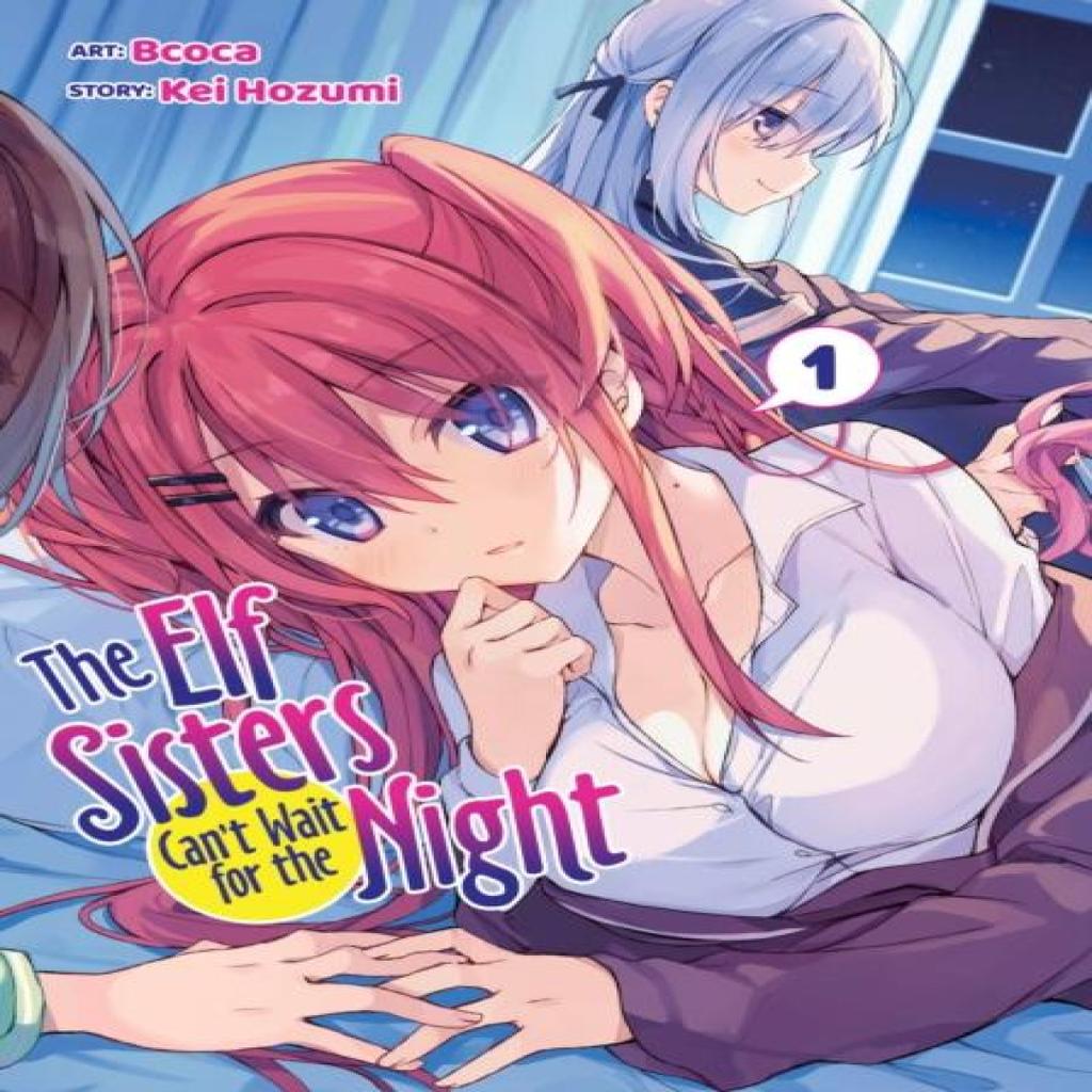 The Elf Sisters Cant Wait for the Night Vol. 1 by Kei Hozumi Paperback Book 9798891607439