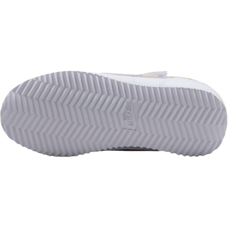 Nike Cortez Abrasion Resistant Low top Kids Lifestyle Shoes White Children Aged 3 7 Years Old Sneakers IH7341-191