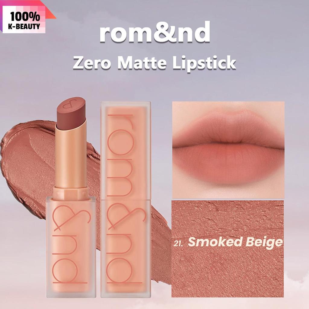 Rom&nd Romand ZERO MATTE LIPSTICK 3g/0.11oz (10 Color Options)