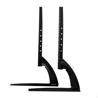 TV Stand Mount Table Top Base Holds Up To 45kg Black Load Bearing Capacity Bracket Tabletop