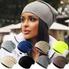 Women's Plain Beanie Hat Spring Cotton Slouchy Beanie for Women Man Knitted Bone Hat Ladies Skullies Cap Outdoor Chemo Cap