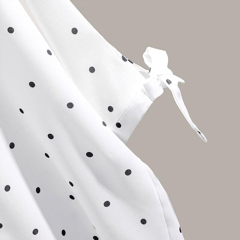 Sibaishi Polka Dot Lapel Commuter Shirt