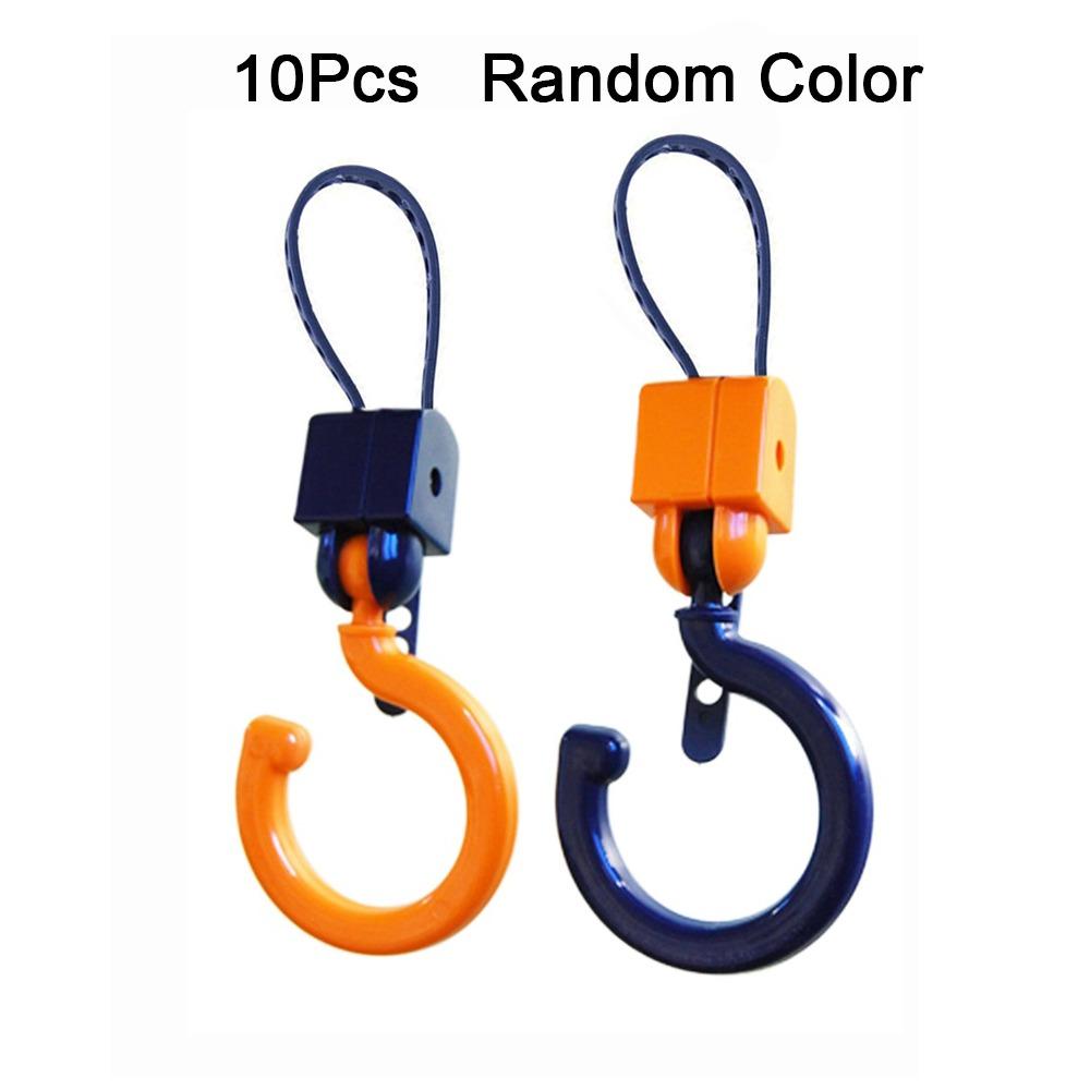 10Pcs Non-Marking Universal S Hooks Hanging Shopping Pram Hook Clothesline Hooks  Bathroom