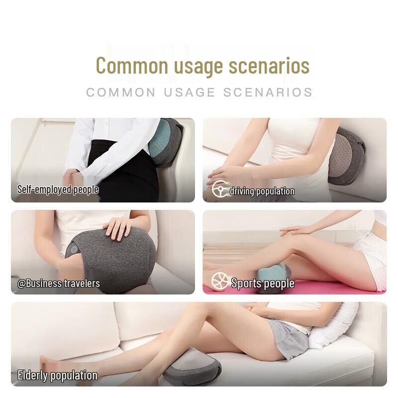 LERAVAN Wireless Kneading Massage Cushion