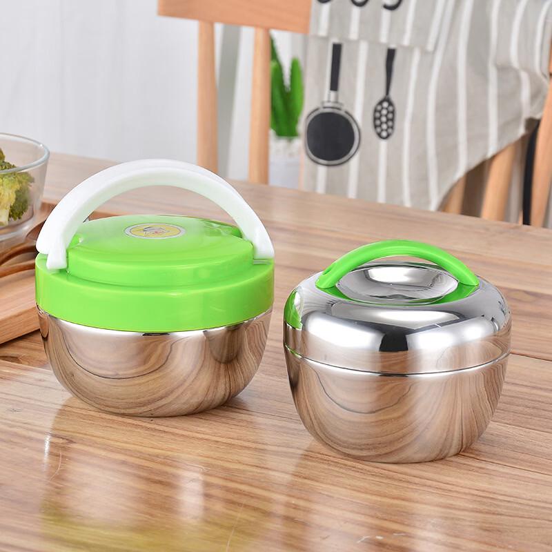 ZISIZ 1000ML Stal Nierdzewna 316 Izolowany Pojemnik na Lunch Jabłko z Uchwytem